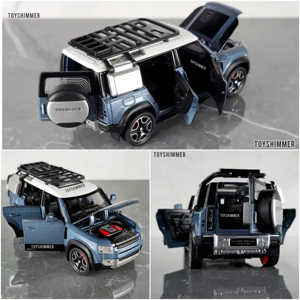 Toyshimmer_Range_Rover_Defender_1:32_Scale_Model_Car_Exclusive_Alloy_Metal_Pull_Back_Die-cast_Car_Metal_Pullback_Toy_car_with_Openable_Doors_&_Light_Music_Best_Gifts_Toys_Kids,__length=_16cm_(color:_as_shown_in_image)