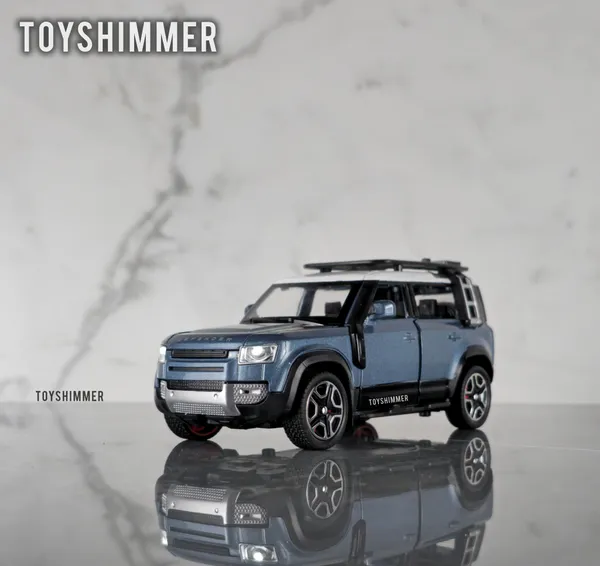 Toyshimmer_Range_Rover_Defender_1:32_Scale_Model_Car_Exclusive_Alloy_Metal_Pull_Back_Die-cast_Car_Metal_Pullback_Toy_car_with_Openable_Doors_&_Light_Music_Best_Gifts_Toys_Kids,__length=_16cm_(color:_as_shown_in_image)