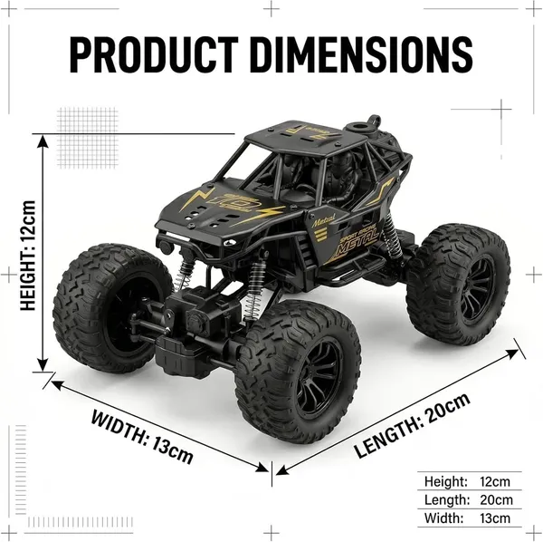 Toyshimmer_Remote_Control_Car_for_Kids_with_Mist_Smoke_Spray_Function_2_WD_Monster_Truck_Rock_Crawler_Climbing_RC_Toy_Vehicle_Car_for_Boys_and_Girls