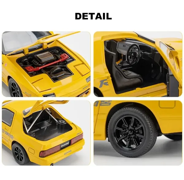 Toyshimmer_die_cast_Metal_Mazda_RX7_die_cast_1:24_Scale_Model_with_Iconic_popup_Headlight_with_Light_end_Engine_Sound_Music_for_Boys_and_Adults._(Yellow)