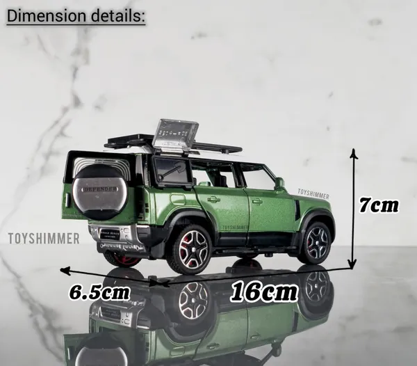 Toyshimmer_Range_Rover_Defender_1:32_Scale_Model_Car_Exclusive_Alloy_Metal_Pull_Back_Die-cast_Car_Metal_Pullback_Toy_car_with_Openable_Doors_&_Light_Music_Best_Gifts_Toys_Kids