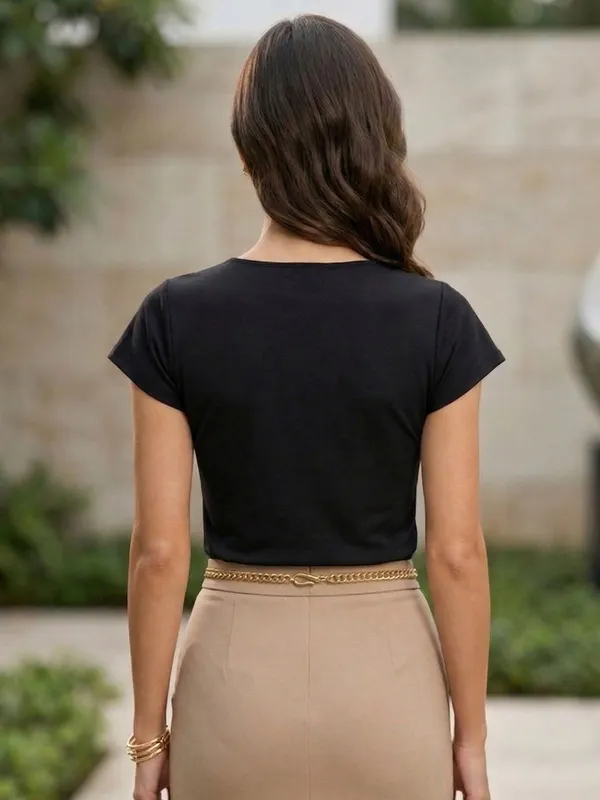 Black_Tilted_V-Neck_Top