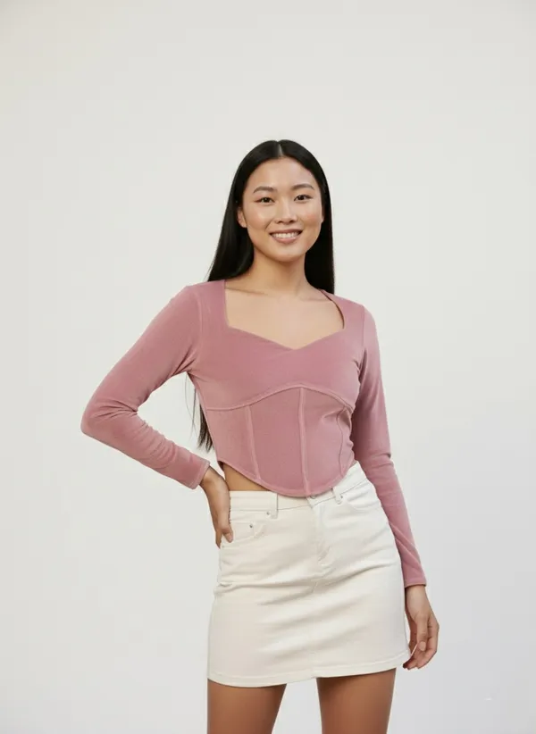 Pink_Co-Ord_Set_Top_For_Women