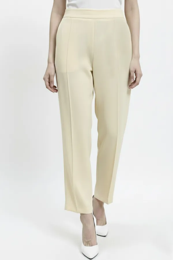 Yellow_Solid_Straight_Fit_Trouser