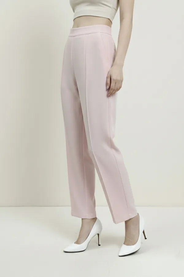 Pink_Solid_Straight_Fit_Trouser