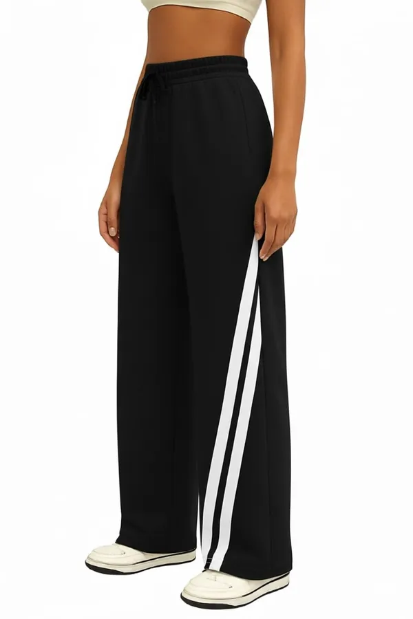 Black_Premium_Colorblocked_Taped_Sweatpants_For_Women