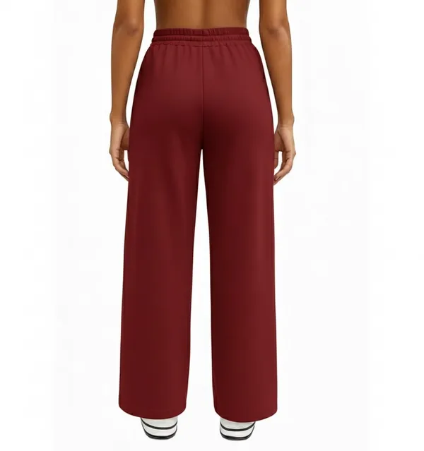 Red_Premium_Colorblocked_Taped_Sweatpants_For_Women