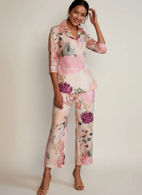 Pink_Printed_Top_With_Trouser_For_Women