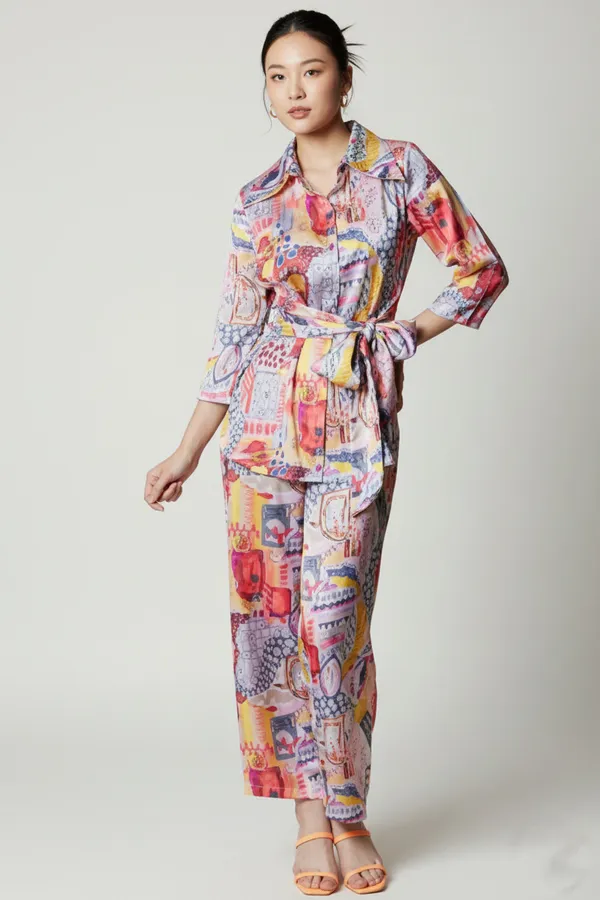 Pink_Printed_Front_Knot_Shirt_With_Trouser_For_Women