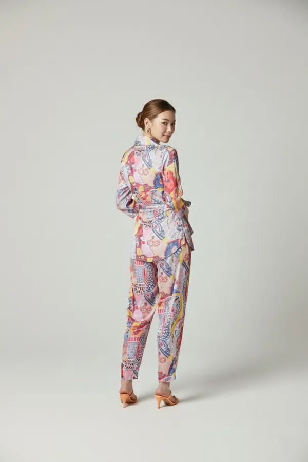 Pink_Printed_Front_Knot_Shirt_With_Trouser_For_Women