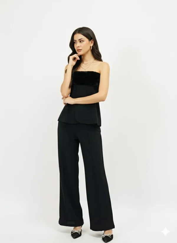 Black_Premium_Fur_Bandeau_Co-Ord_Set_For_Women