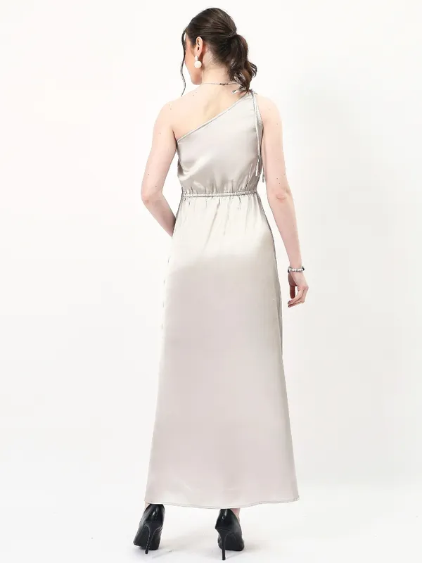 Silver_One_Shoulder_Embroidered_Tie-Up_Satin_Dress