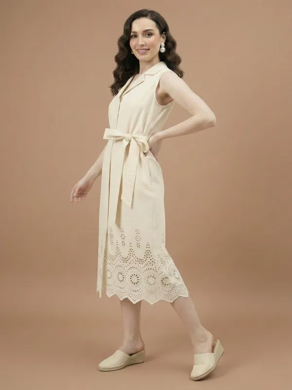 Off_White_Cotton_Schiffli_A-Line_Midi_Dress_For_Women