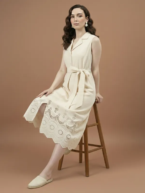 Off_White_Cotton_Schiffli_A-Line_Midi_Dress_For_Women