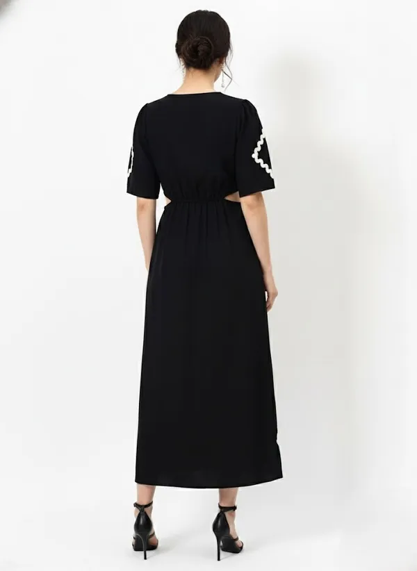 Black_Cut_Out_Embroidered_Maxi_Dress_For_Women
