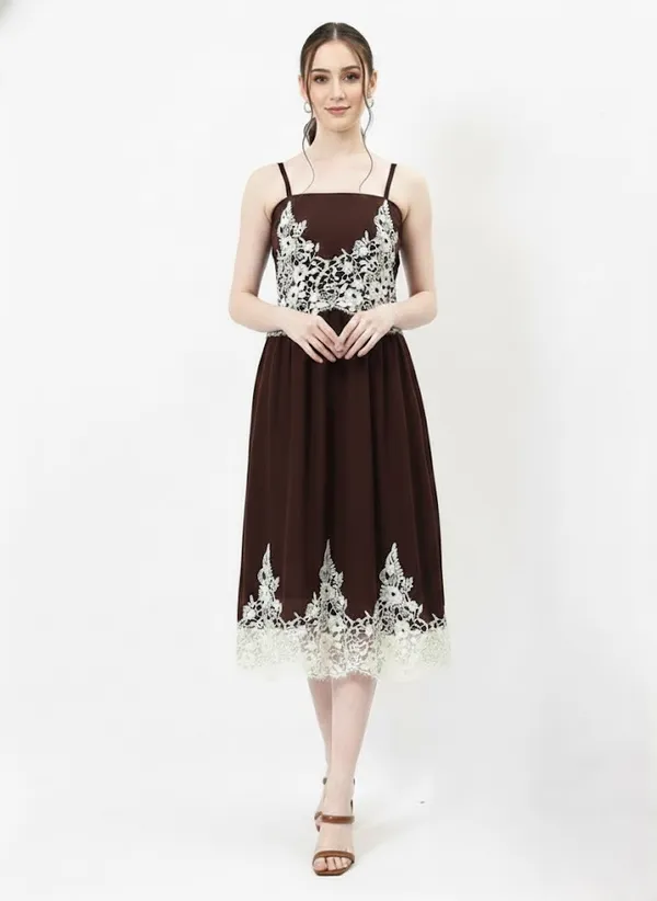 Brown_Contrast_Lace_Slip_Strap_Dress