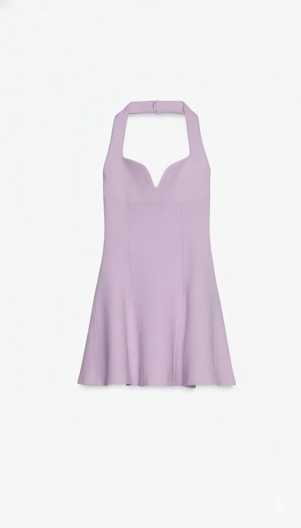 Lavender_Premium_Halter_Neck_Fit_&_Flare_Dress_For_Women