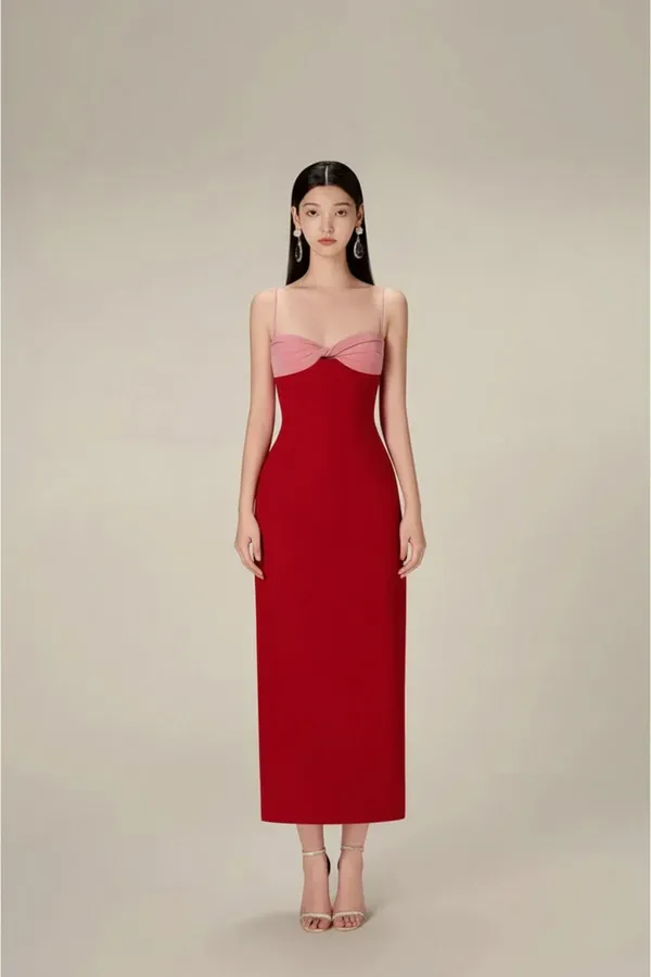 Red_Premium_And_Pink_Bodycon_Midi_Dress_For_Women