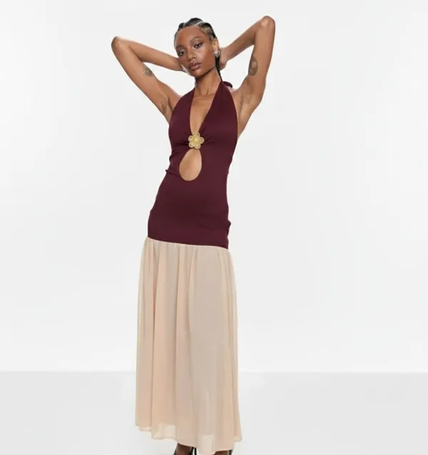 Burgundy_Premium_Cut_Out_Maxi_Dress_For_Women