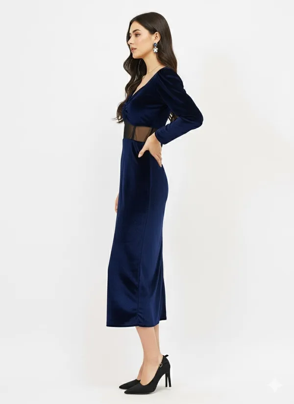 Purple_Premium_Co-Ord_Set_Solid_Midi_Dress_For_Women