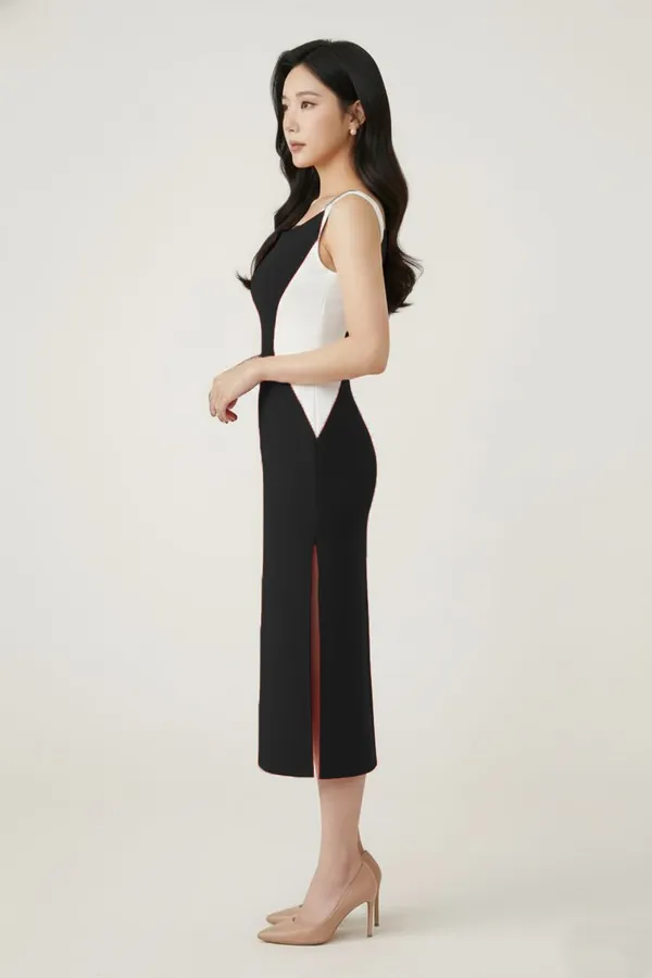 Black-White_Hourglass_Dress