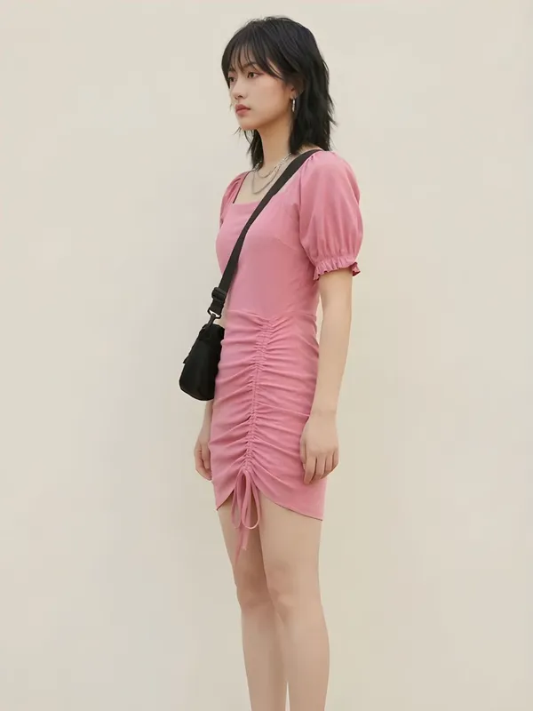 Pink_Solid_Sheath_Dress_For_Women