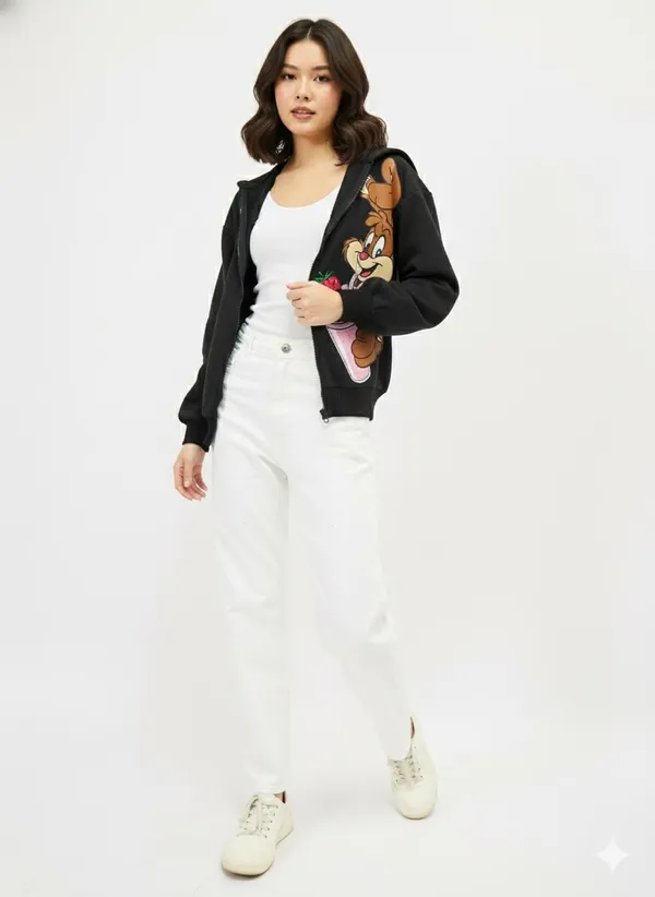 Black_Premium_Rabbit_Printed_Jacket_For_Women