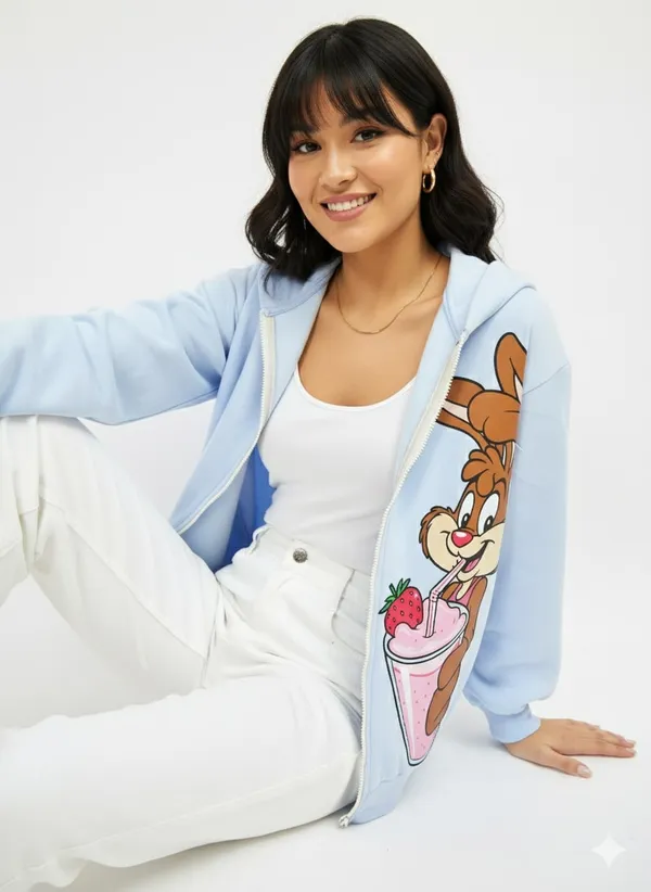 Blue_Premium_Rabbit_Printed_Jacket_For_Women