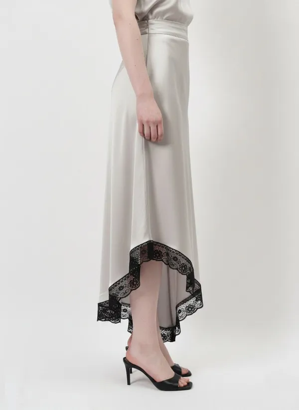 Silver_Lace_Asymmetric_Satin_Skirt