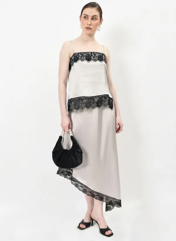 Silver_Lace_Asymmetric_Satin_Skirt