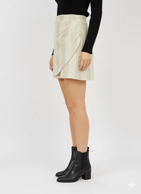 Beige_Tweed_Mini_Skirt