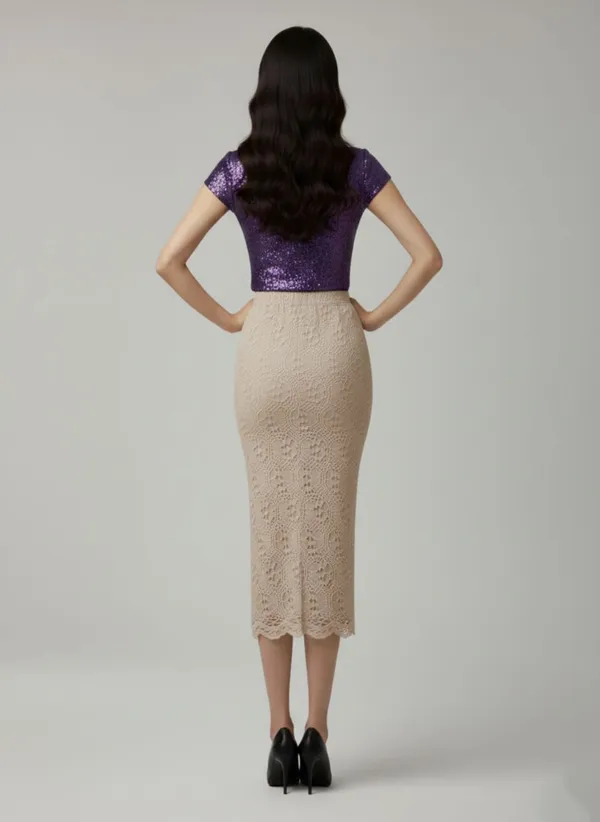 Cream_Lace_Midi_Skirt