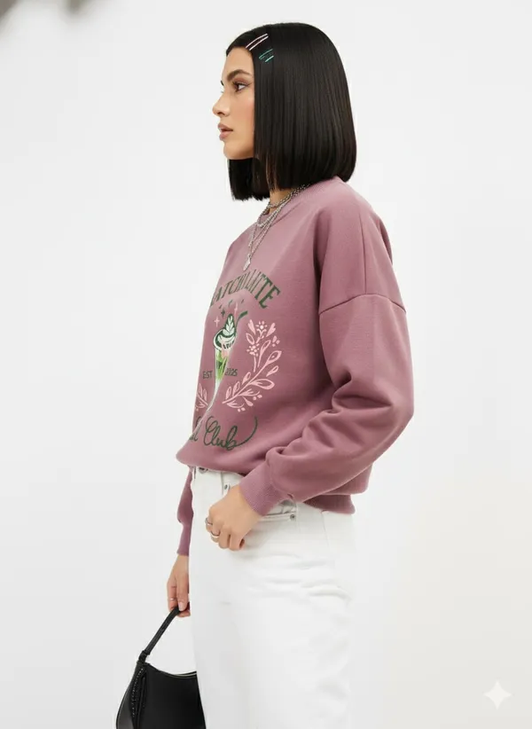 Mauve_Premium_Matcha_Printed_Sweatshirt_For_Women