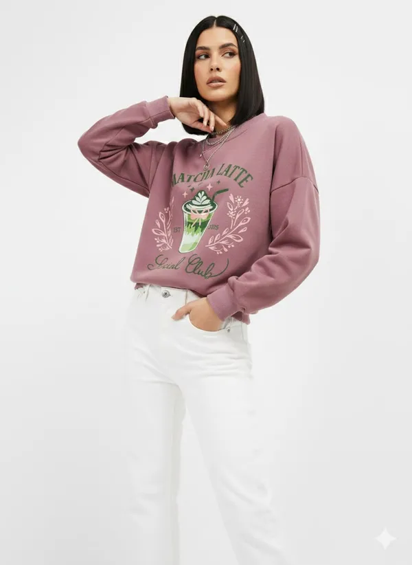 Mauve_Premium_Matcha_Printed_Sweatshirt_For_Women