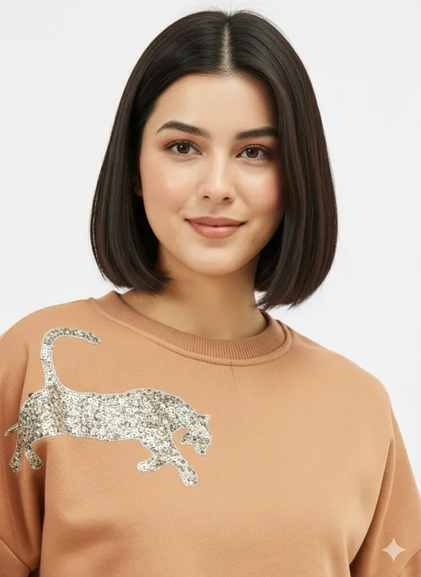 Brown_Premium_Tiger_Embroidered_Sweatshirt_For_Women
