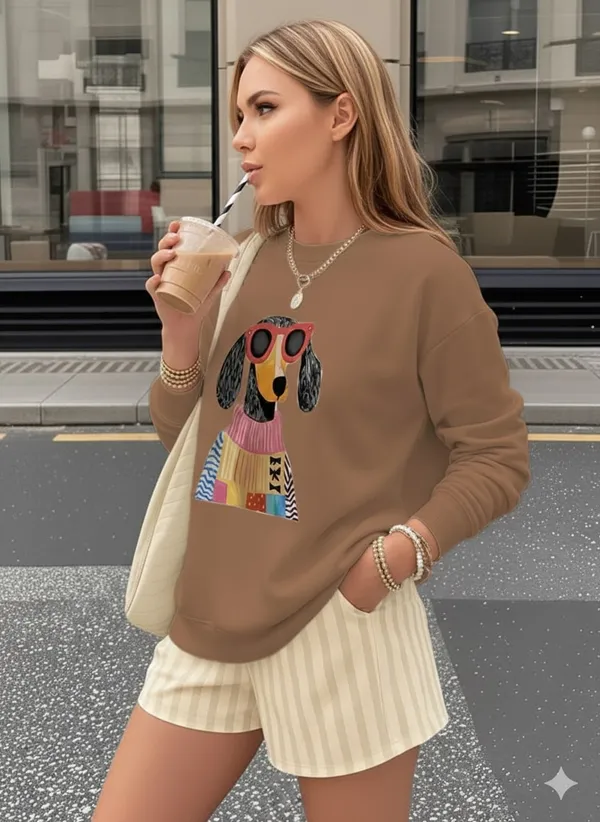 Brown_Premium_Dog_Printed_Sweatshirt_For_Women