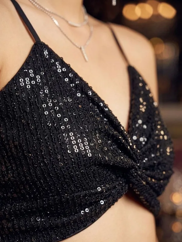 Black_Sequined_Party_Bralette_Top_For_Women