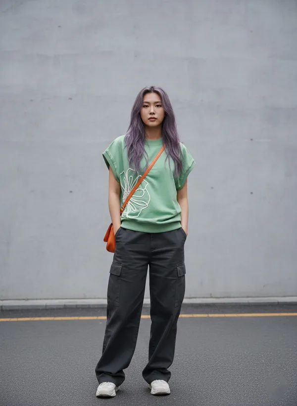 Green_Embroidered_Oversized_Top_For_Women