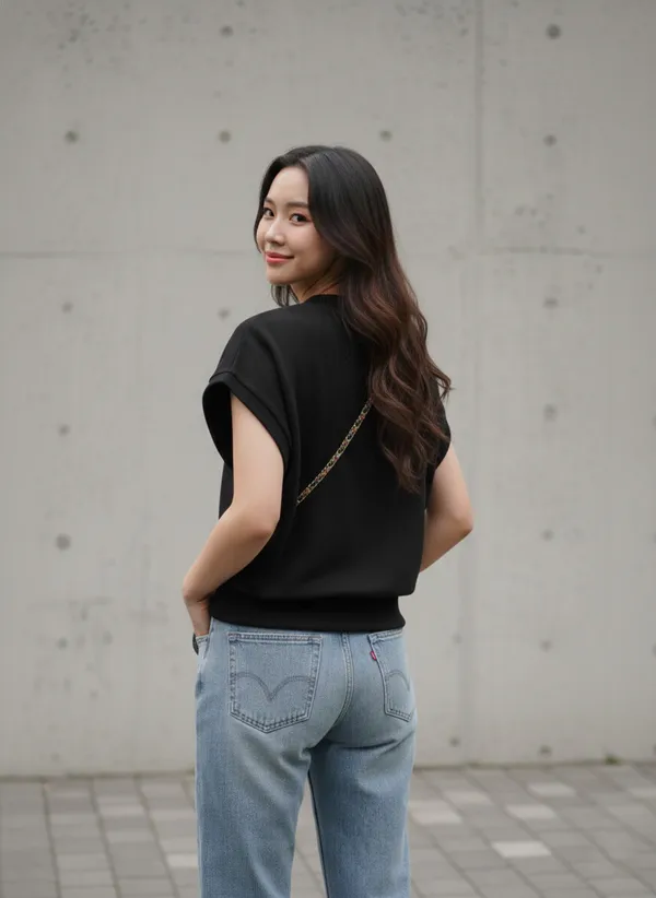 Black_Embroidered_Oversized_Top_For_Women