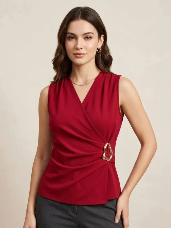 Maroon_Aurelia_Wrap_Top
