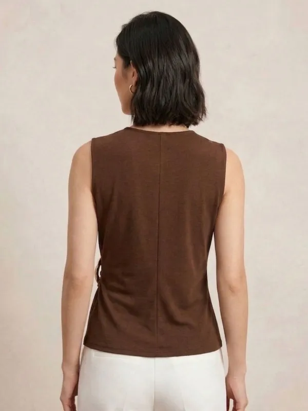 Brown_Aurelia_Wrap_Top
