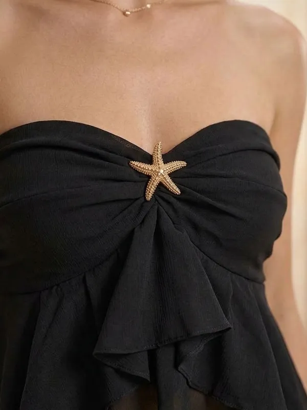 Black_Off-Shoulder_Georgette_Top