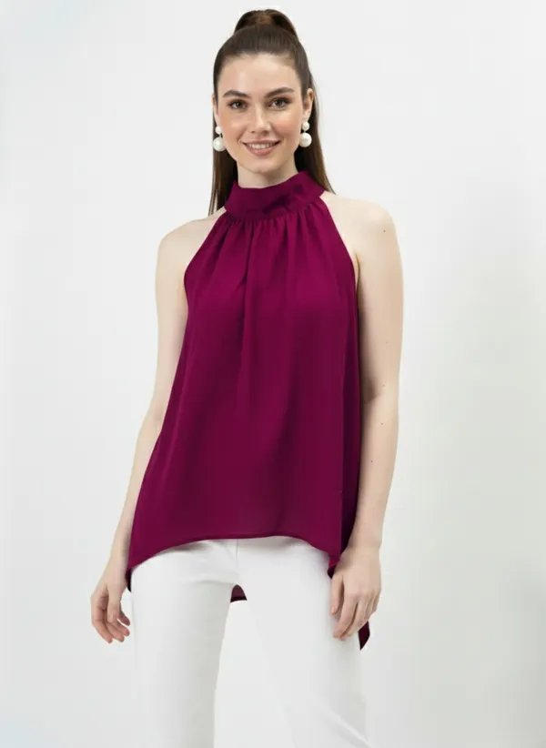Burgundy_Halter_Neck_Tie-Up_Asymmetrical_Top_For_Women