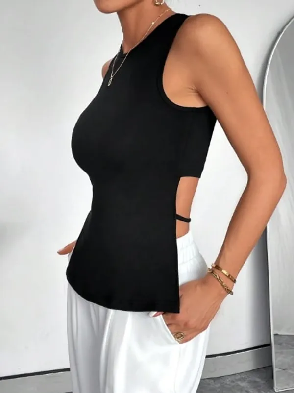 Black_Premium_Back_Cut_Out_Top_For_Women