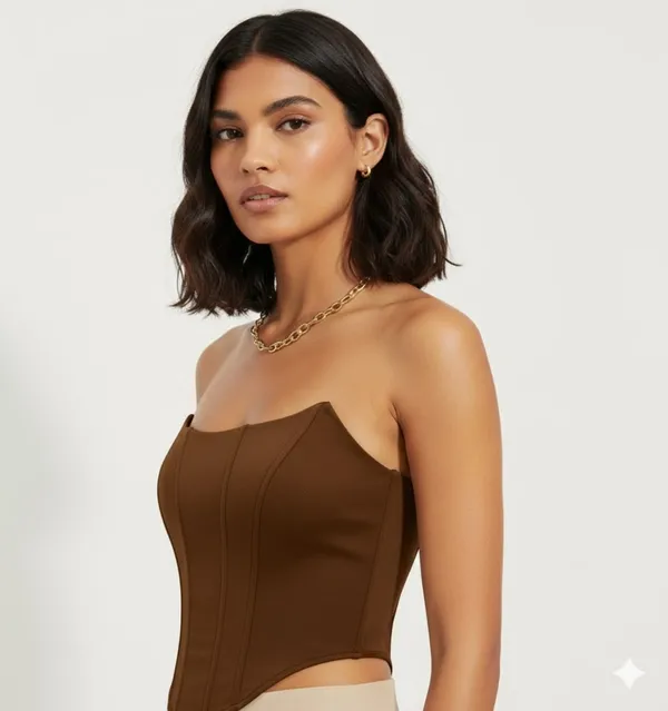 Brown_Premium_Solid_Top_For_Women