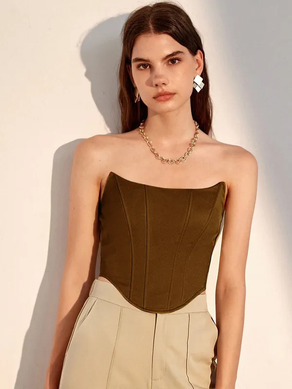 Brown_Premium_Solid_Top_For_Women