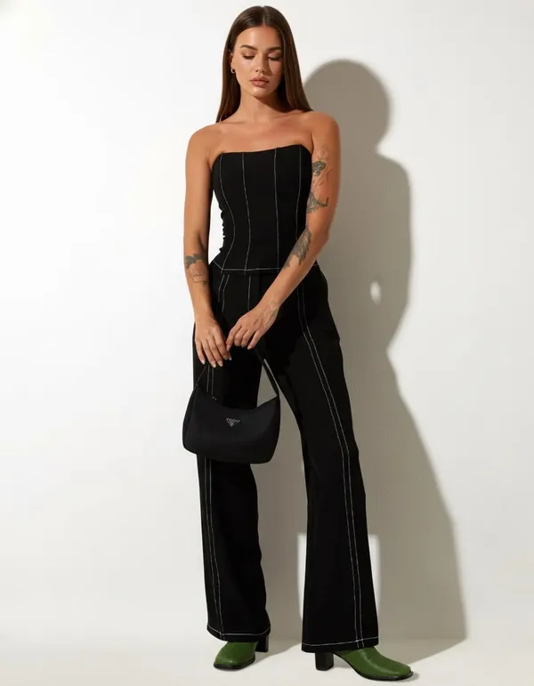 Black_Premium_Co-Ord_Set_Tube_Top_For_Women