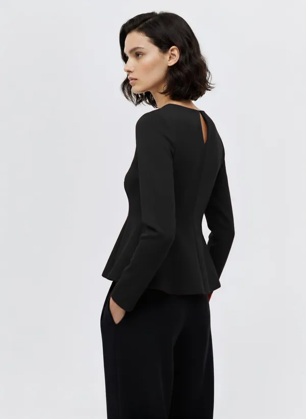 Black_Solid_Peplum_Top