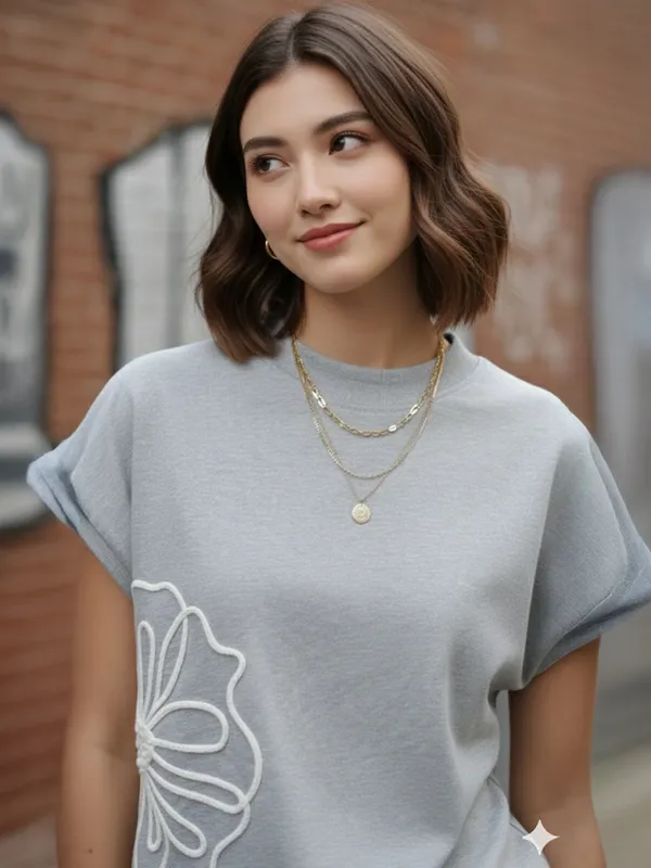 Grey_Embroidered_Oversized_Top