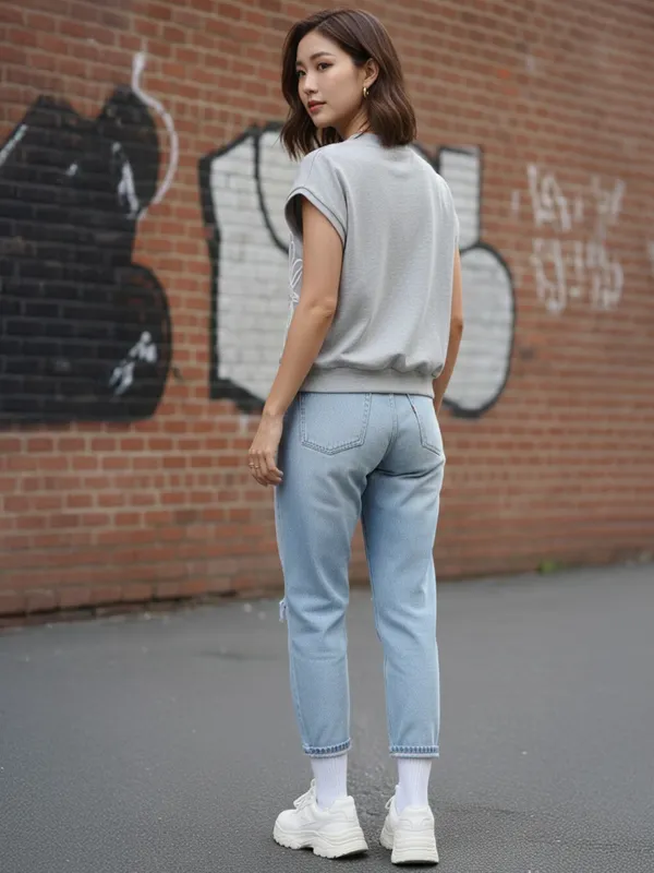 Grey_Embroidered_Oversized_Top